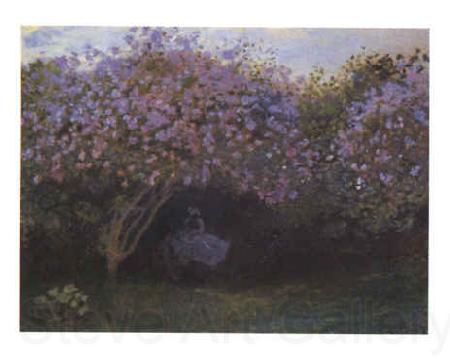 Claude Monet Les Repos Sous Les Lilas Norge oil painting art